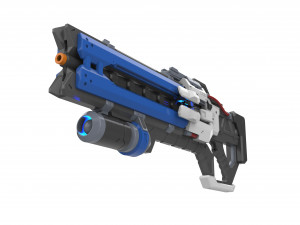 Soldier 76 Pulse Rifle - Overwatch - Printable - STL OBJ CAD bundle - Commercial Use 3Dプリントモデル