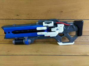 Soldier 76 Pulse Rifle - Overwatch - Printable - STL OBJ CAD bundle - Commercial Use 3Dプリントモデル