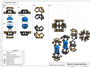 Sigma Hyperspheres - Overwatch - Printable - STL OBJ CAD bundle - Commercial Use 3Dプリントモデル