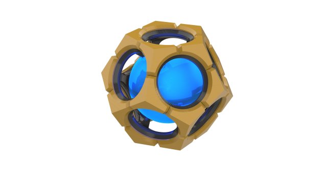 Sigma Hyperspheres - Overwatch - Printable - STL OBJ CAD bundle - Commercial Use 3Dプリントモデル .c4d .max .obj .3ds .fbx .stl .blend 