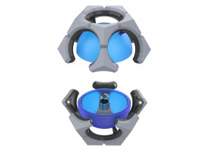 Sigma Hyperspheres - Overwatch - Para impress&atilde;o - Pacote STL OBJ CAD - Uso comercial Modelo de Impressão 3D