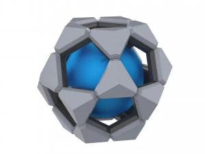 Sigma Hyperspheres - Overwatch - Para impress&atilde;o - Pacote STL OBJ CAD - Uso comercial Modelo de Impressão 3D