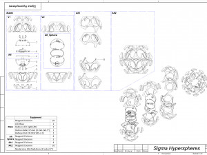 Sigma Hyperspheres - Overwatch - Printable - STL OBJ CAD bundle - Commercial Use 3Dプリントモデル