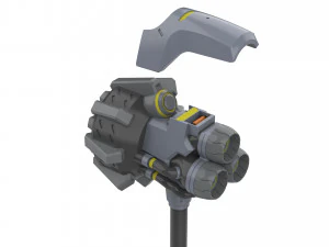 Reinhardt Rocket Hammer - Overwatch - Комплект STL OBJ CAD - Комерційне використання 3D Принт Модель