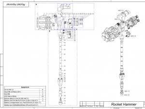 Reinhardt Rocket Hammer - Overwatch - Комплект STL OBJ CAD - Комерційне використання 3D Принт Модель