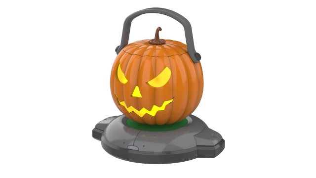 Pumpkin Loot Box - Printable - STL OBJ CAD bundle - Commercial Use Modelo de Impressão 3D .c4d .max .obj .3ds .fbx .stl .blend 