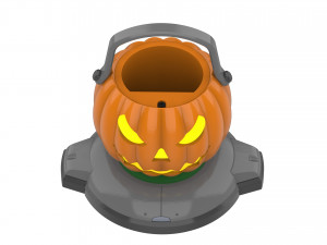 Pumpkin Loot Box - Printable - STL OBJ CAD bundle - Commercial Use Modelo de Impressão 3D