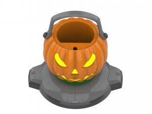 Pumpkin Loot Box - Printable - STL OBJ CAD bundle - Commercial Use 3D Print Model