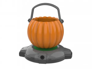 Pumpkin Loot Box - Printable - STL OBJ CAD bundle - Commercial Use 3D Print Model