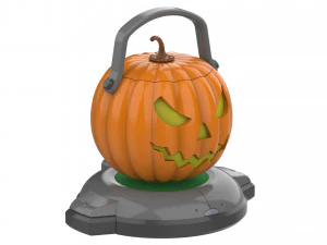 Pumpkin Loot Box - Printable - STL OBJ CAD bundle - Commercial Use 3D Print Model