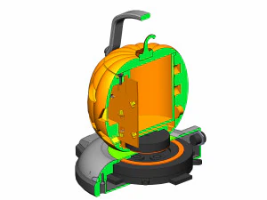 Pumpkin Loot Box - Printable - STL OBJ CAD bundle - Commercial Use 3D Print Model