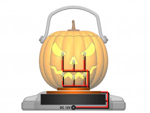 Pumpkin Loot Box - Printable - STL OBJ CAD bundle - Commercial Use 3D Print Model