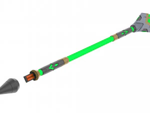 Orisa Spear - Overwatch - STL OBJ CAD bundle - Commercial Use 3D Print Model