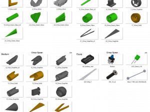 Orisa Spear - Overwatch - STL OBJ CAD bundle - Commercial Use Model Cetak 3D