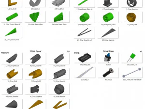 Orisa Spear - Overwatch - STL OBJ CAD bundle - Commercial Use 3D Print Model