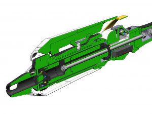 Mercy Caduceus Staff - Overwatch - Printable - Комплект STL OBJ CAD - Комерційне використання 3D Принт Модель