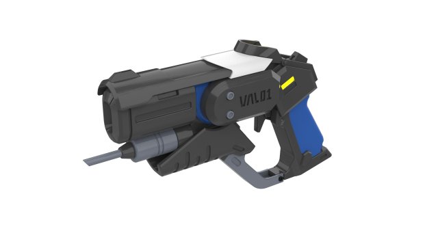 Mercy Blaster Combat Medic Ziegler Skin - Overwatch - Printable - STL OBJ CAD - Commercial Use 3D 打印模型 .c4d .max .obj .3ds .fbx .stl .blend 