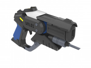 Mercy Blaster Combat Medic Ziegler Skin - Overwatch - Printable - STL OBJ CAD - Commercial Use 3D 打印模型