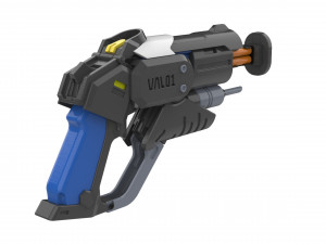 Mercy Blaster Combat Medic Ziegler Skin - Overwatch - Printable - STL OBJ CAD - Commercial Use 3D 打印模型