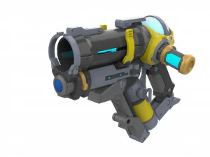 메이 블래스터 소방관 스킨 - 오버워치 - 인쇄 가능 - STL OBJ CAD 번들 - 상업용 3D 프린트 모델