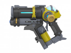 Mei Blaster Firefighter Skin - Overwatch - Printable - STL OBJ CAD bundle - Commercial Use 3D प्रिंट मॉडल