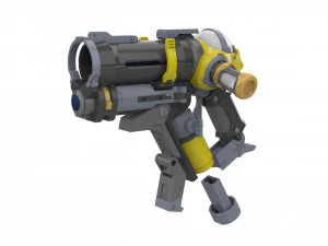 Mei Blaster Firefighter Skin - Overwatch - Printable - STL OBJ CAD bundle - Commercial Use 3D Print Model