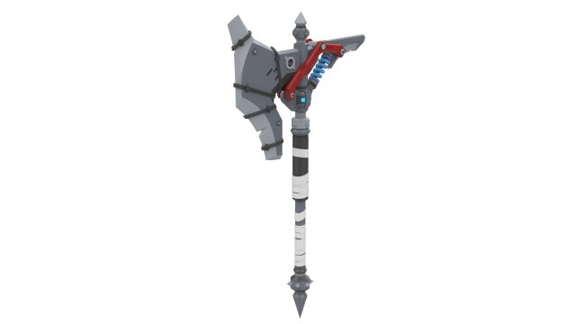 Junker Queen Axe - Overwatch - STL CAD bundle - Commercial Use 3D प्रिंट मॉडल .c4d .max .obj .3ds .fbx .stl .blend 