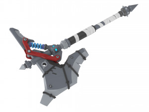 Junker Queen Axe - Overwatch - STL CAD bundle - Commercial Use 3D प्रिंट मॉडल
