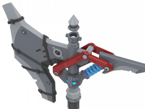 Junker Queen Axe - Overwatch - STL CAD bundle - Commercial Use 3D प्रिंट मॉडल