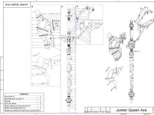 Junker Queen Axe - Overwatch - STL CAD bundle - Commercial Use 3D प्रिंट मॉडल