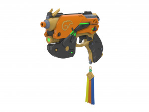 DVa Blaster Palaquin Skin - Overwatch - Printable - STL OBJ CAD bundle - Commercial Use 3Dプリントモデル