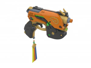 DVa Blaster Palaquin Skin - Overwatch - Printable - STL OBJ CAD bundle - Commercial Use 3D Print Model
