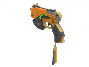 DVa Blaster Palaquin Skin - Overwatch - Printable - STL OBJ CAD bundle - Commercial Use 3D Print Model