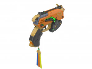 DVa Blaster Palaquin Skin - Overwatch - Printable - STL OBJ CAD bundle - Commercial Use 3D Print Model