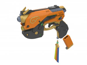 DVa Blaster Palaquin Skin - Overwatch - Printable - STL OBJ CAD bundle - Commercial Use 3D Print Model