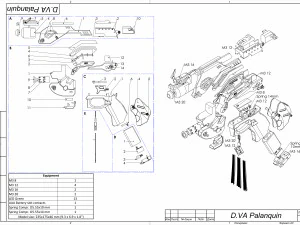 DVa Blaster Palaquin Skin - Overwatch - Printable - STL OBJ CAD bundle - Commercial Use 3D Print Model