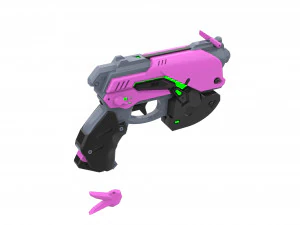 DVa Blaster - Overwatch - Printable - STL OBJ CAD bundle - Commercial Use 3D Print Model