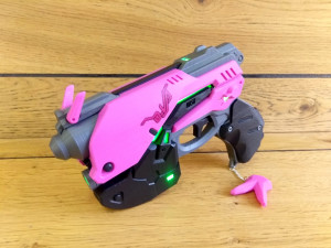 DVa Blaster - Overwatch - Printable - STL OBJ CAD bundle - Commercial Use Model Cetak 3D