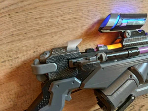 Ana Sniper Rifle - Overwatch - Para impress&atilde;o - Pacote STL OBJ CAD - 3 SKINS - Uso comercial Modelo de Impressão 3D