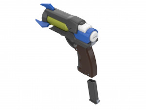 Ana Dart Blaster - Overwatch - Printable - STL OBJ CAD bundle - Commercial Use 3D 프린트 모델