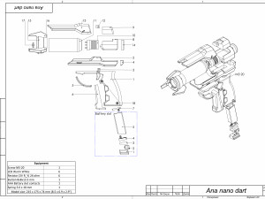 Ana Dart Blaster - Overwatch - Printable - STL OBJ CAD bundle - Commercial Use 3D 프린트 모델