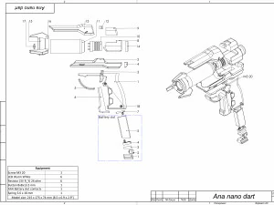 Ana Dart Blaster - Overwatch - Printable - STL OBJ CAD bundle - Commercial Use 3D Print Model