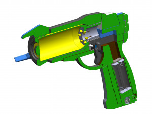 Ana Dart Blaster - Overwatch - Printable - STL OBJ CAD bundle - Commercial Use 3D 프린트 모델