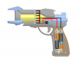 Ana Dart Blaster - Overwatch - Printable - STL OBJ CAD bundle - Commercial Use 3D 프린트 모델