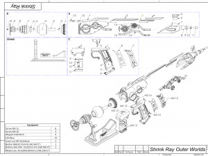 Shrink Ray Blaster - Outer Worlds - Printable - STL OBJ CAD bundle - Commercial Use 3D 打印模型
