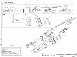 Shrink Ray Blaster - Outer Worlds - Printable - STL OBJ CAD bundle - Commercial Use 3D Print Model