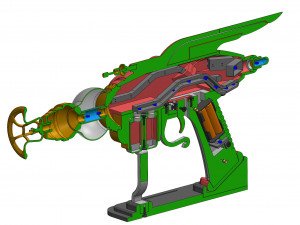 Shrink Ray Blaster - Outer Worlds - Printable - STL OBJ CAD bundle - Commercial Use 3D 打印模型