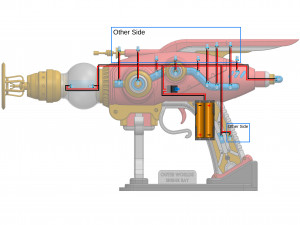 Shrink Ray Blaster - Outer Worlds - Printable - STL OBJ CAD bundle - Commercial Use 3D 打印模型