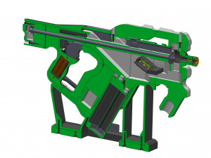 M-25 Hornet - Mass Effect - Printable - STL OBJ CAD bundle - Commercial Use Model Cetak 3D