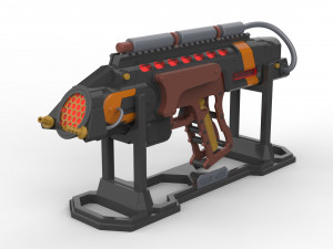 Flame Blaster - Legends Of Tomorrow - Printable - STL OBJ CAD bundle - Commercial Use 3D 打印模型